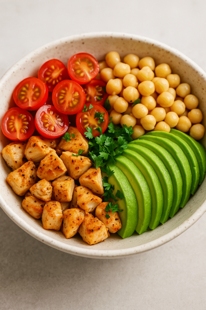 Fresh Chicken & Avocado Bowl